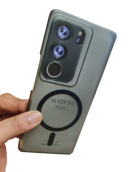 Vivo V29 & V29 Pro Premium Quality Magsafe Matte Hard Plastic Back Cover Case