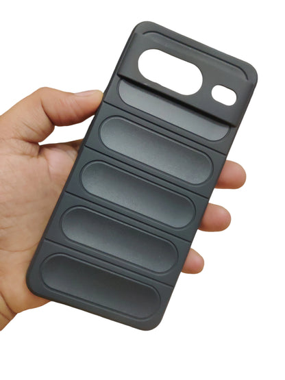 Google Pixel 8 Premium Quality Silicon Soft Puff Back Cover Case - Royal Star