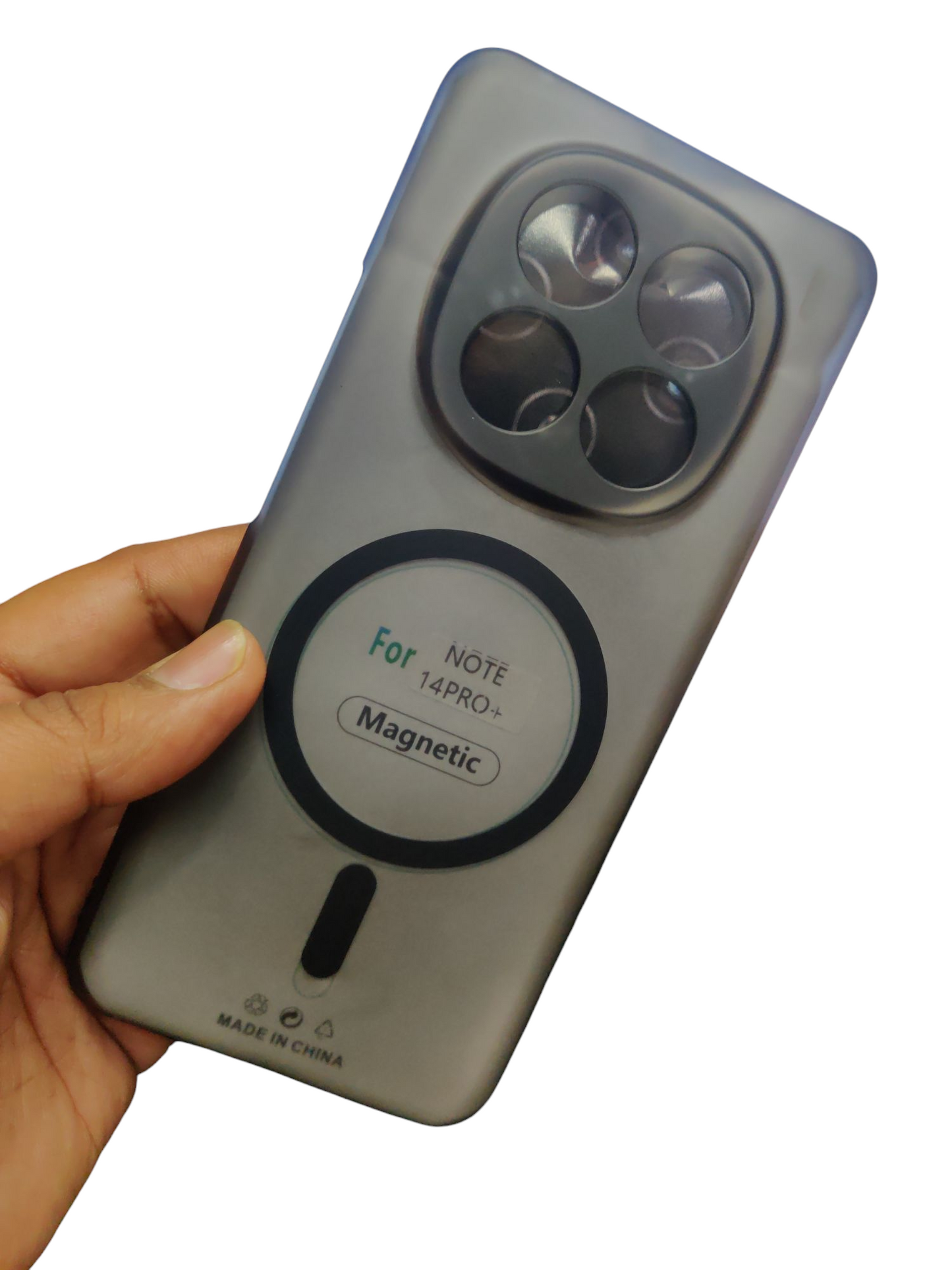 Xiaomi Redmi Note 14 Pro Plus Premium Quality Magsafe Matte Hard Plastic Back Cover Case - Royal Star