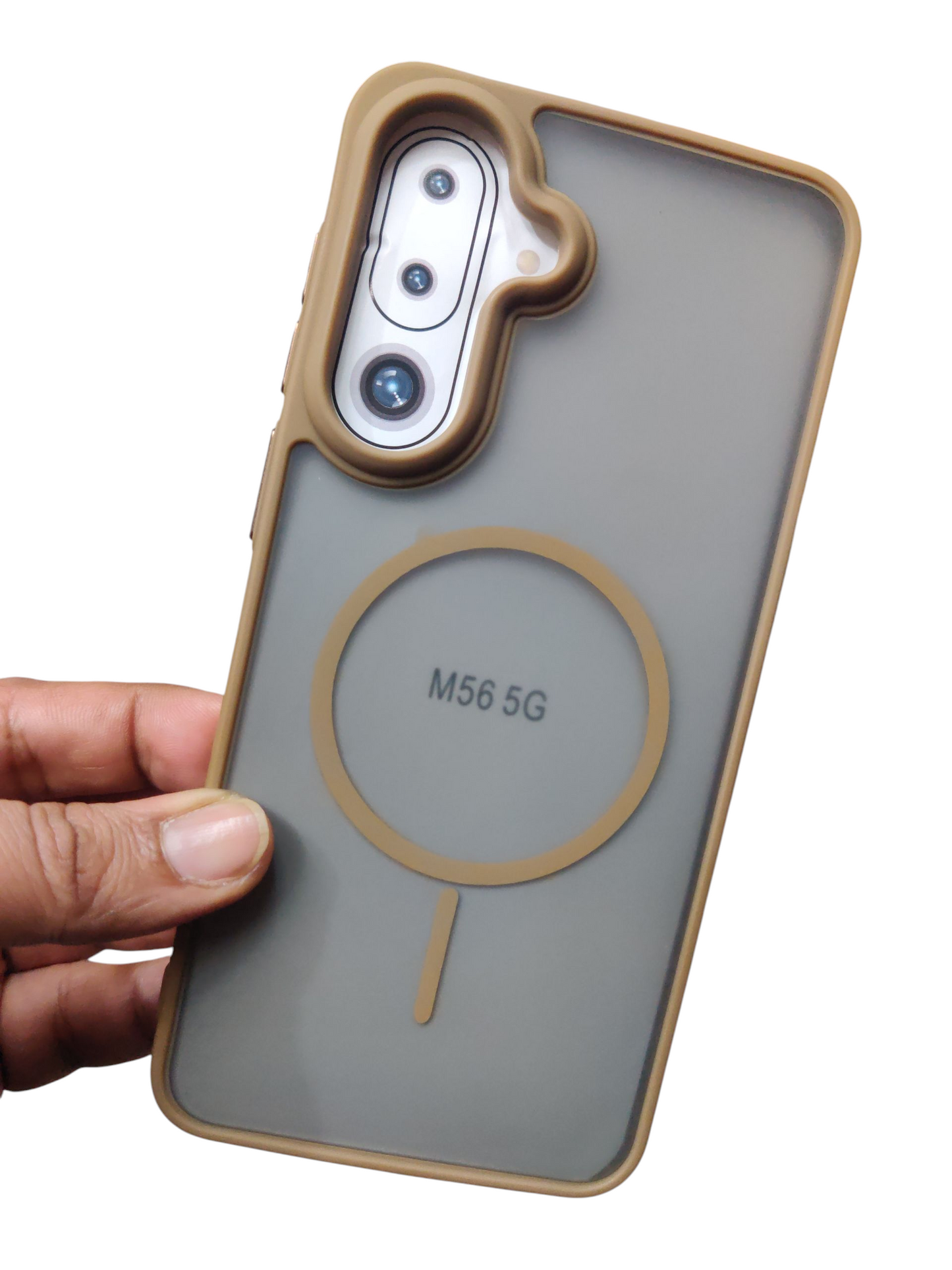 Samsung Galaxy M56 / F56 5G Premium Quality Side Soft + Back Hard Plastic Matte Back Cover Case ( No Magsafe, Only Design ) - Royal Star