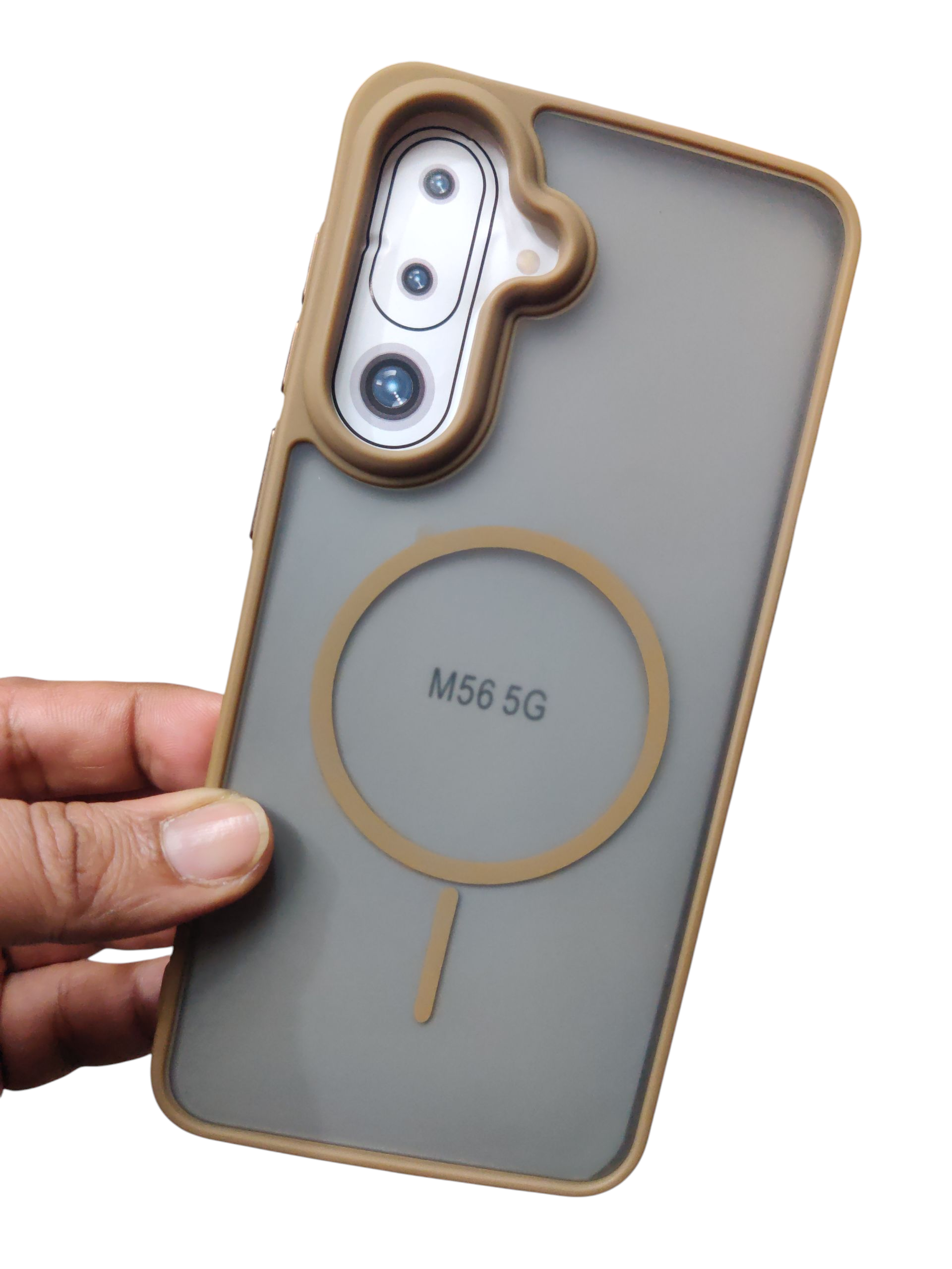 Samsung Galaxy M56 / F56 5G Premium Quality Side Soft + Back Hard Plastic Matte Back Cover Case ( No Magsafe, Only Design ) - Royal Star