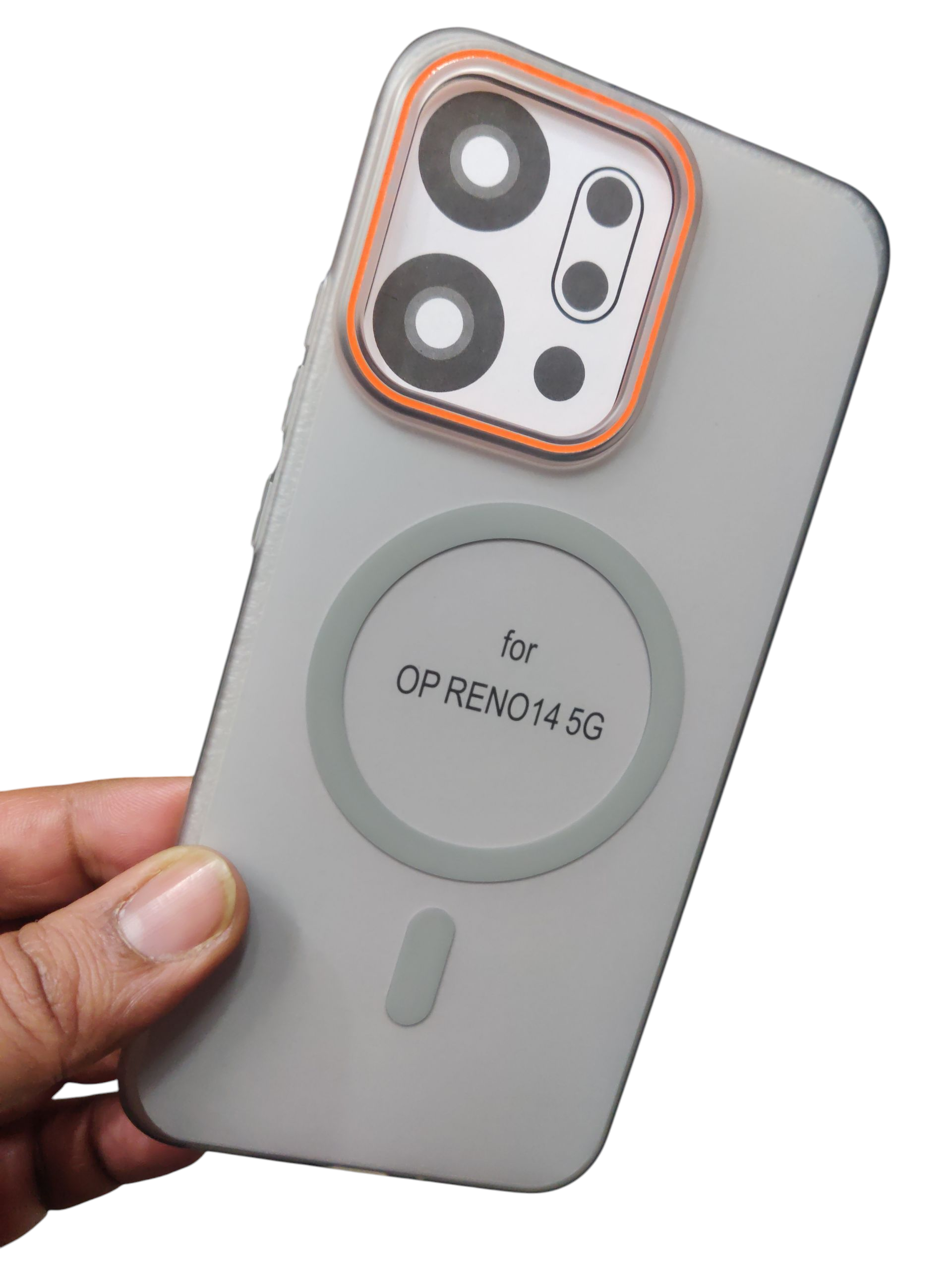 Oppo Reno 14 5G Royal Star Premium Quality Magsafe Matte Hard Plastic Back Cover Case - Royal Star