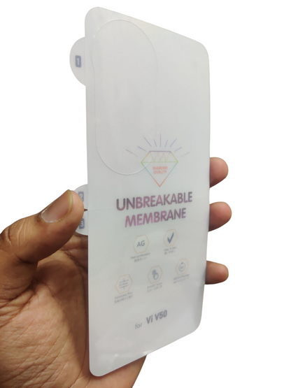 Vivo V50 Matte Finish Back Membrane Protector Protection Guard - Royal Star