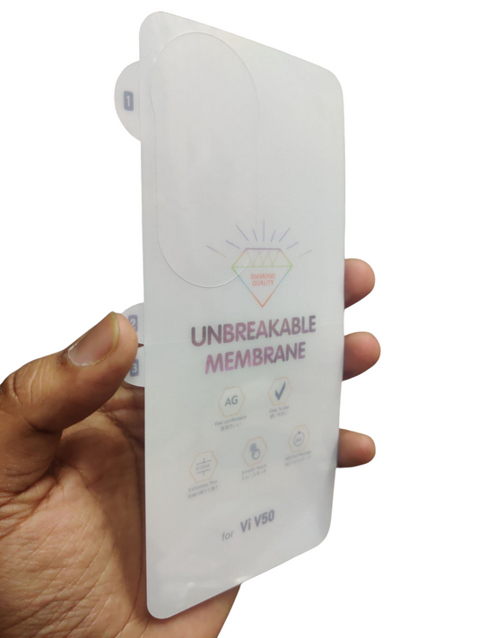 Vivo V50 Matte Finish Back Membrane Protector Protection Guard