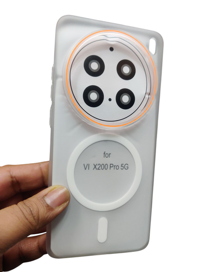 Vivo X200 Pro Royal Star Premium Quality Magsafe Matte Hard Plastic Back Cover Case - Royal Star