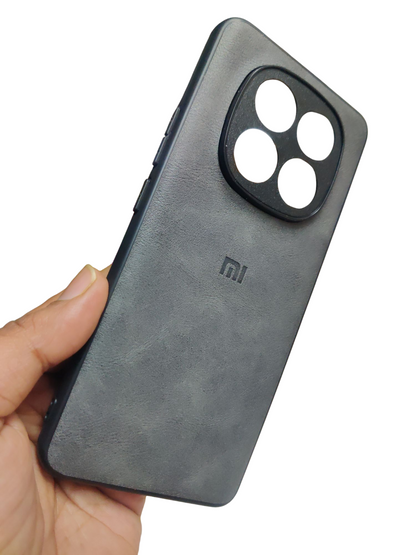 Xiaomi Redmi Note 14 Pro Plus Luxury Leather ( Side Soft, Back Hard ) Back Cover Case - Royal Star