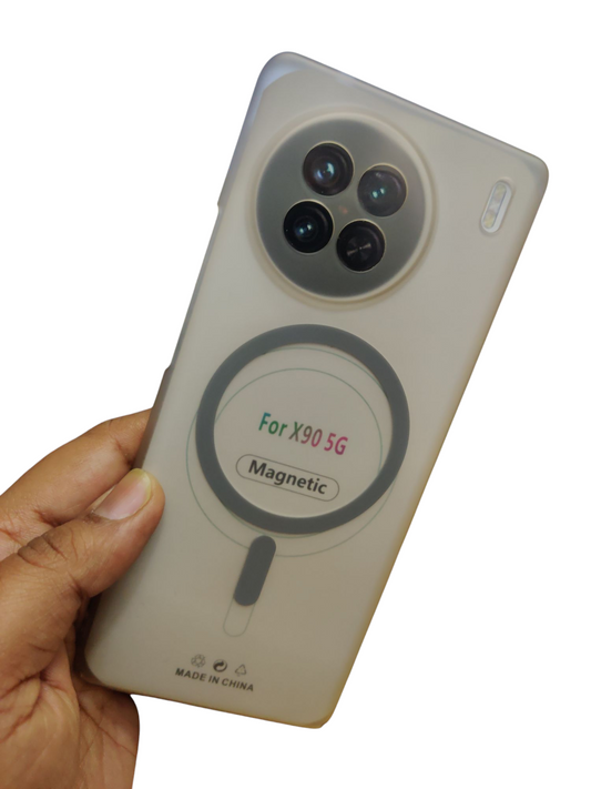 Vivo X90 5G Premium Quality Magsafe Matte Hard Plastic Back Cover Case