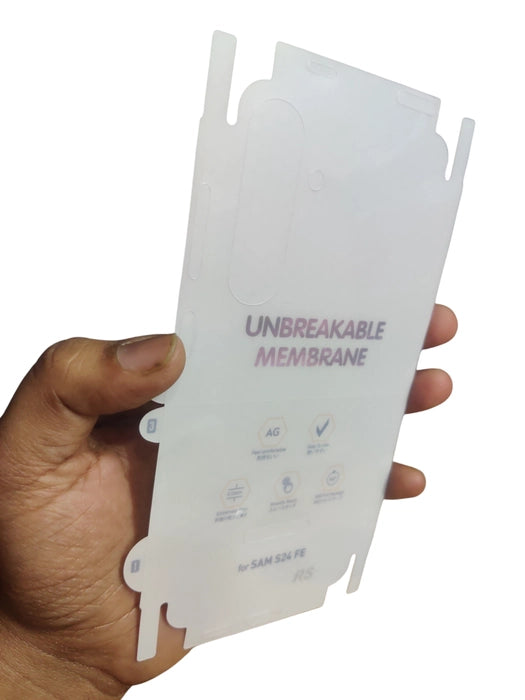 Samsung Galaxy S24 Fe 5g Matte Finish Back Membrane Protector Protection Guard