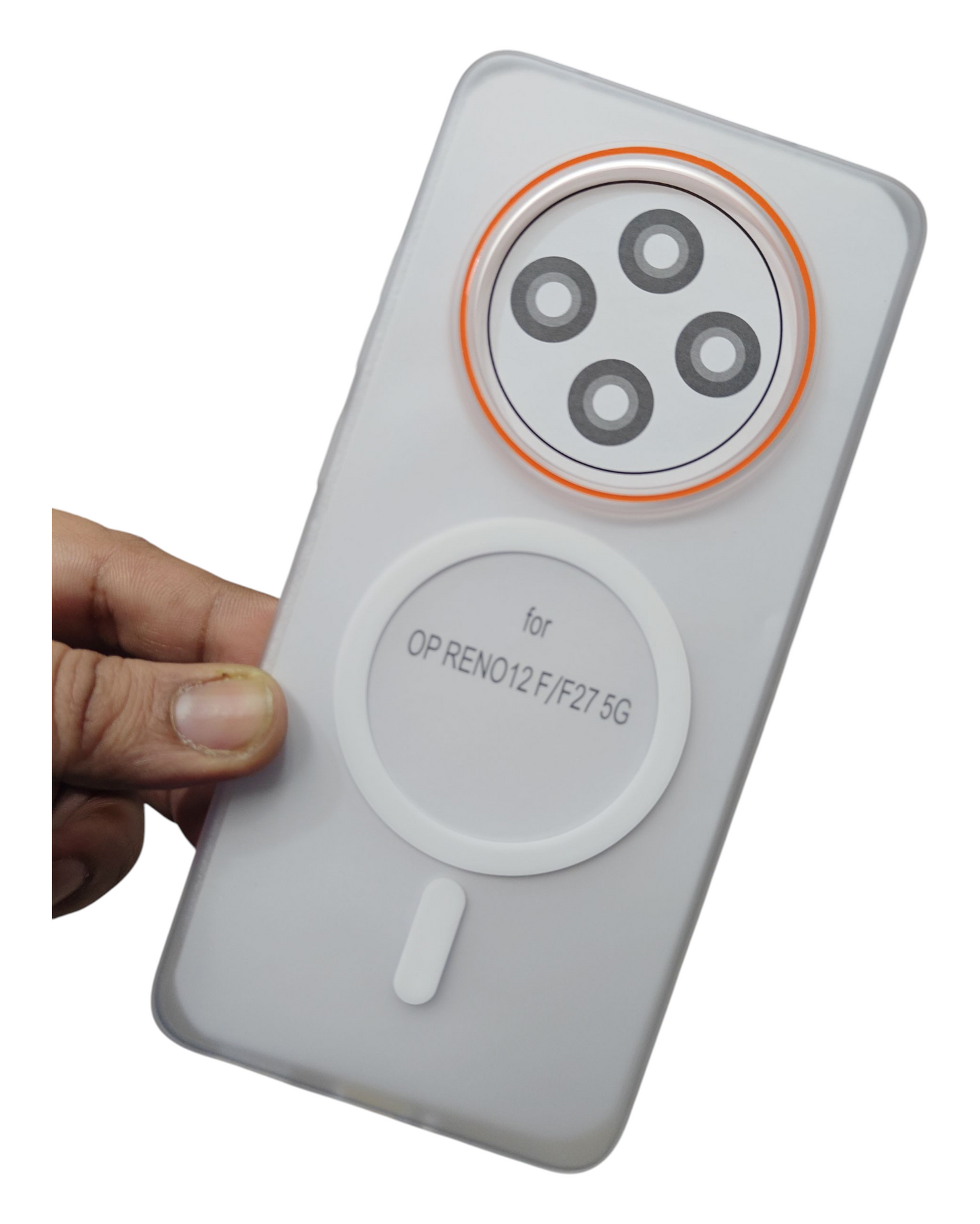 Oppo F27 5G Royal Star Premium Quality Magsafe Matte Hard Plastic Back Cover Case - Royal Star