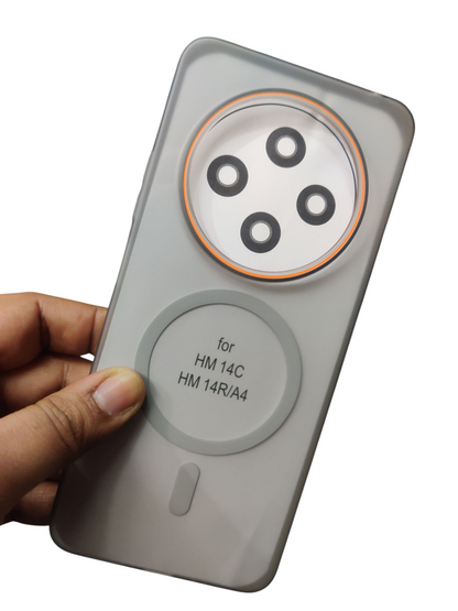 Xiaomi Redmi 14C / Redmi A4 / Poco C75 / Poco M7 5G Royal Star Premium Quality Magsafe Matte Hard Plastic Back Cover Case