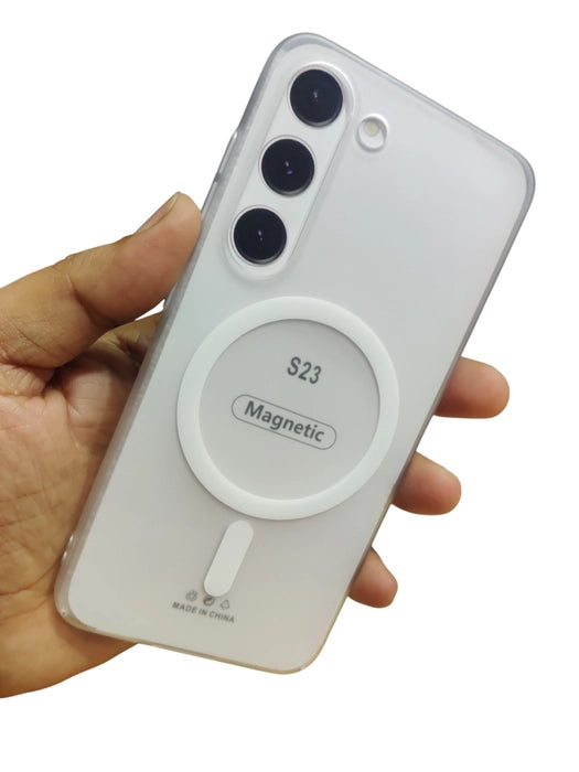 Samsung Galaxy S23 5G Premium Quality Magsafe Matte Hard Plastic Back Cover Case