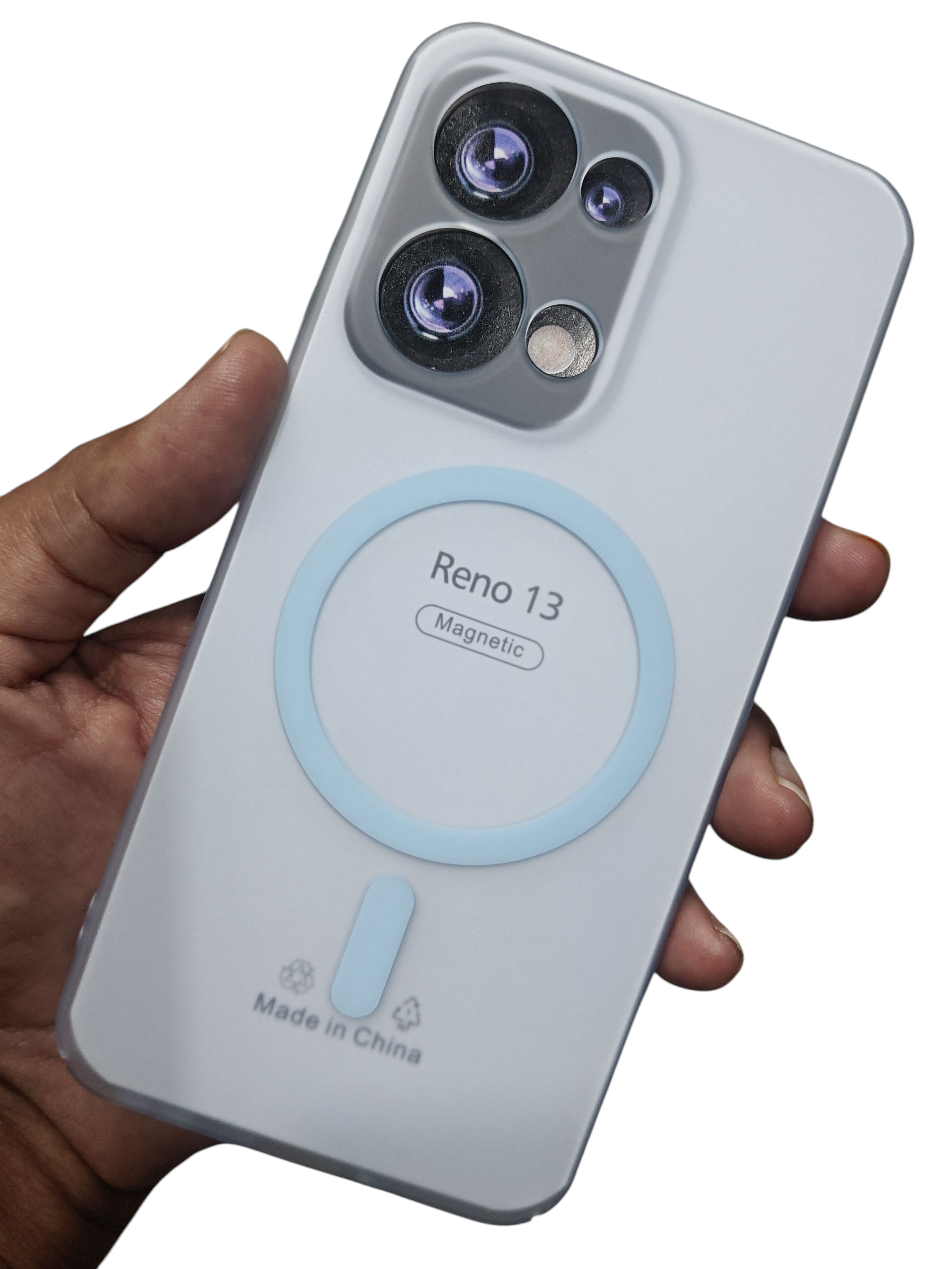 Magnetic Case For Oppo Reno 13 5G / Reno13 5G - Liquid Silicone Cover