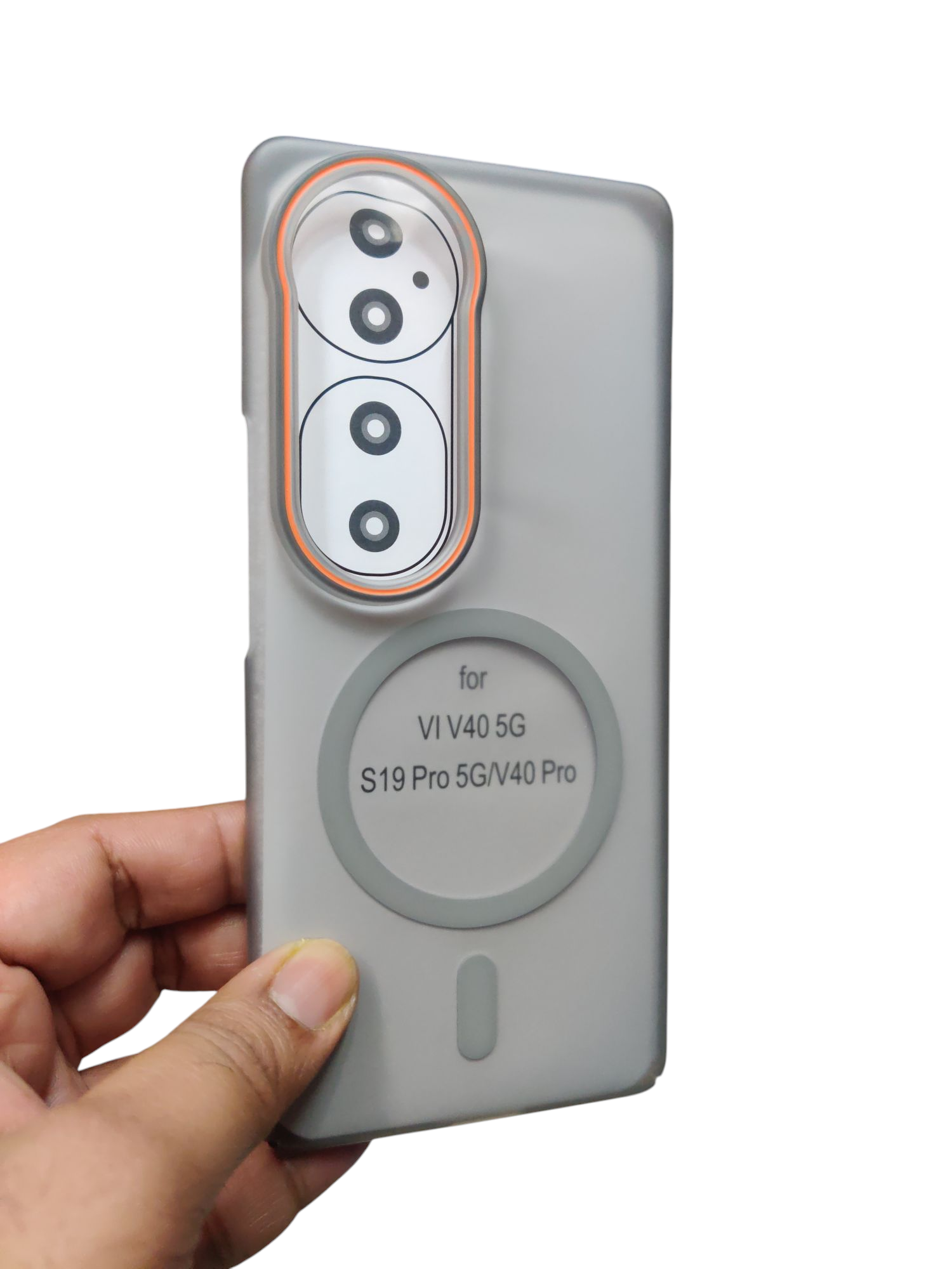 Vivo V40 / V40 Pro / T3 Ultra Royal Star Premium Quality Magsafe Matte Hard Plastic Back Cover Case - Royal Star