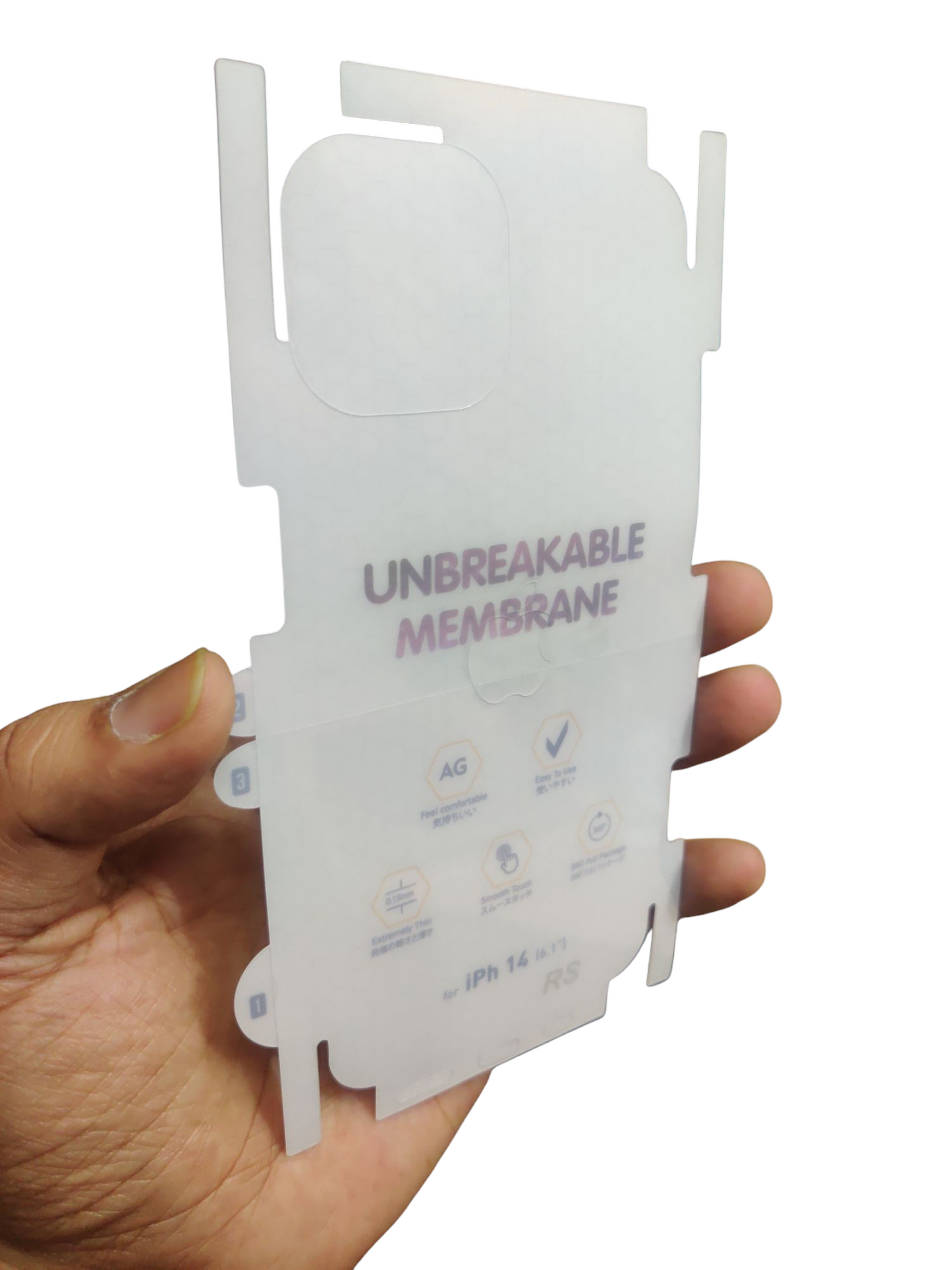 Apple iPhone 14 Matte Finish Back Membrane Protector Protection Guard - Royal Star