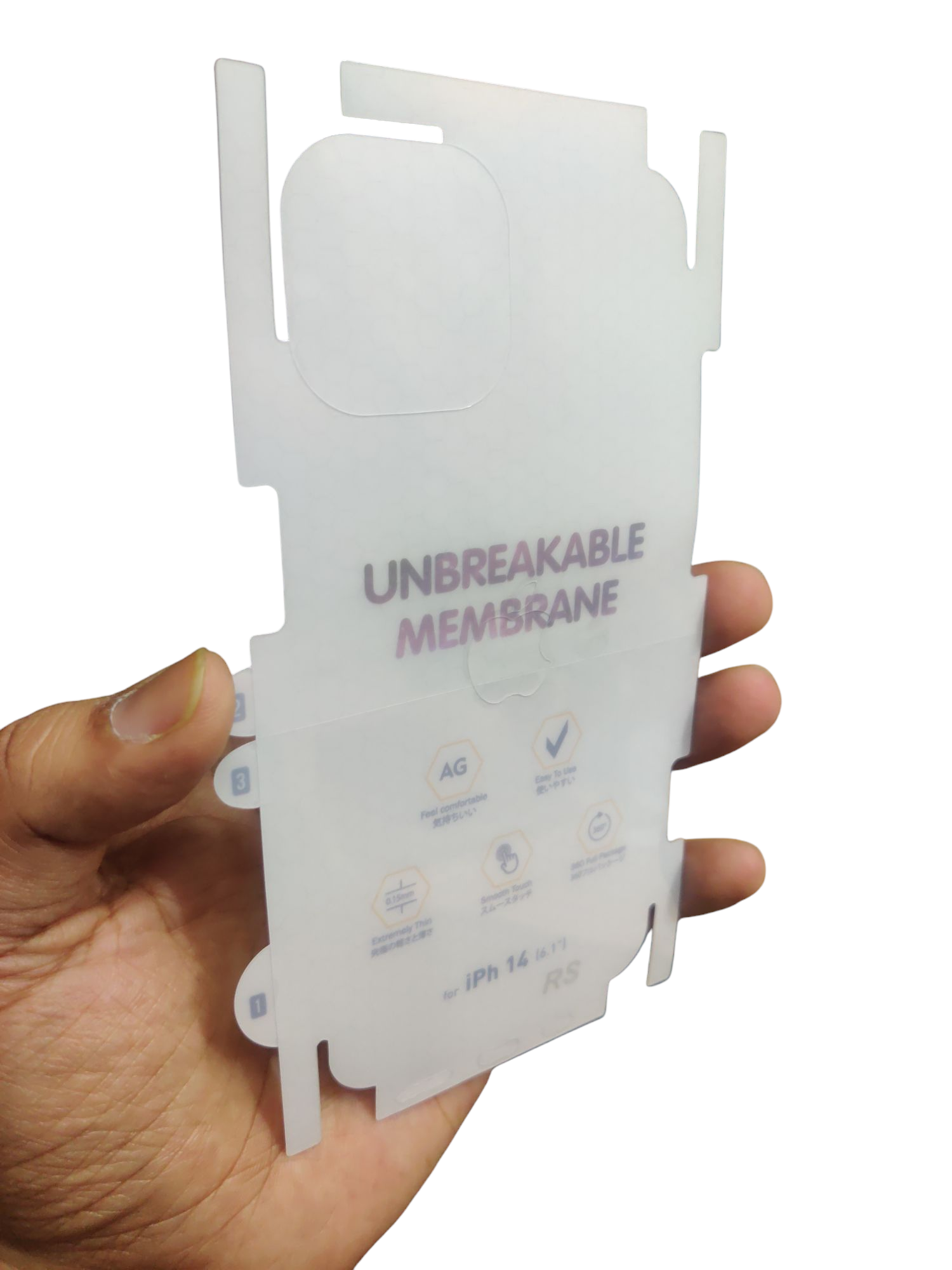 Apple iPhone 14 Matte Finish Back Membrane Protector Protection Guard - Royal Star