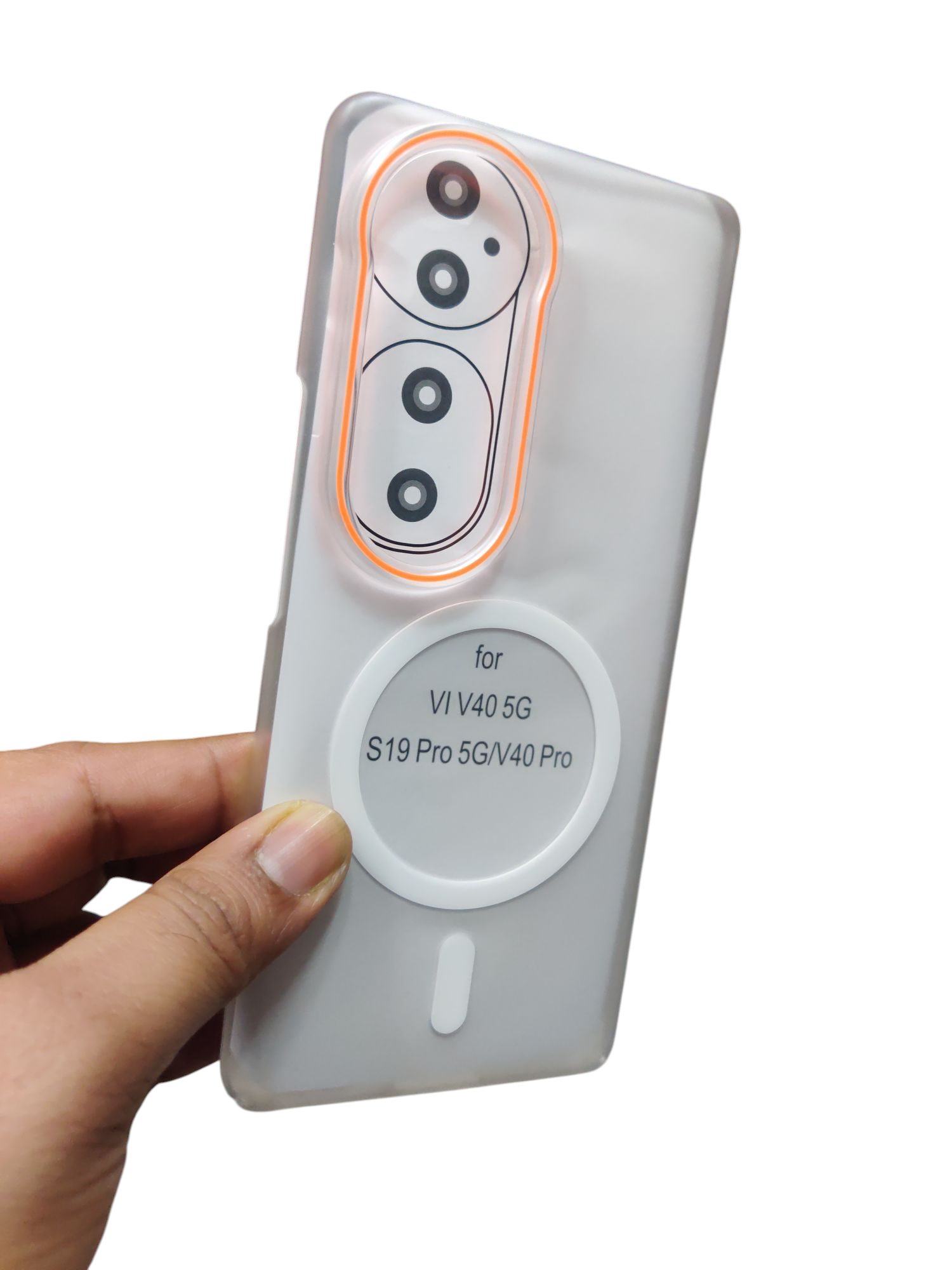 Vivo V40 / V40 Pro / T3 Ultra Royal Star Premium Quality Magsafe Matte Hard Plastic Back Cover Case - Royal Star