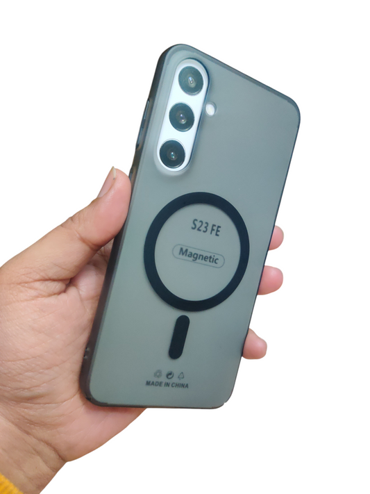 Samsung Galaxy S23FE / S23 FE Premium Quality Magsafe Matte Hard Plastic Back Cover Case