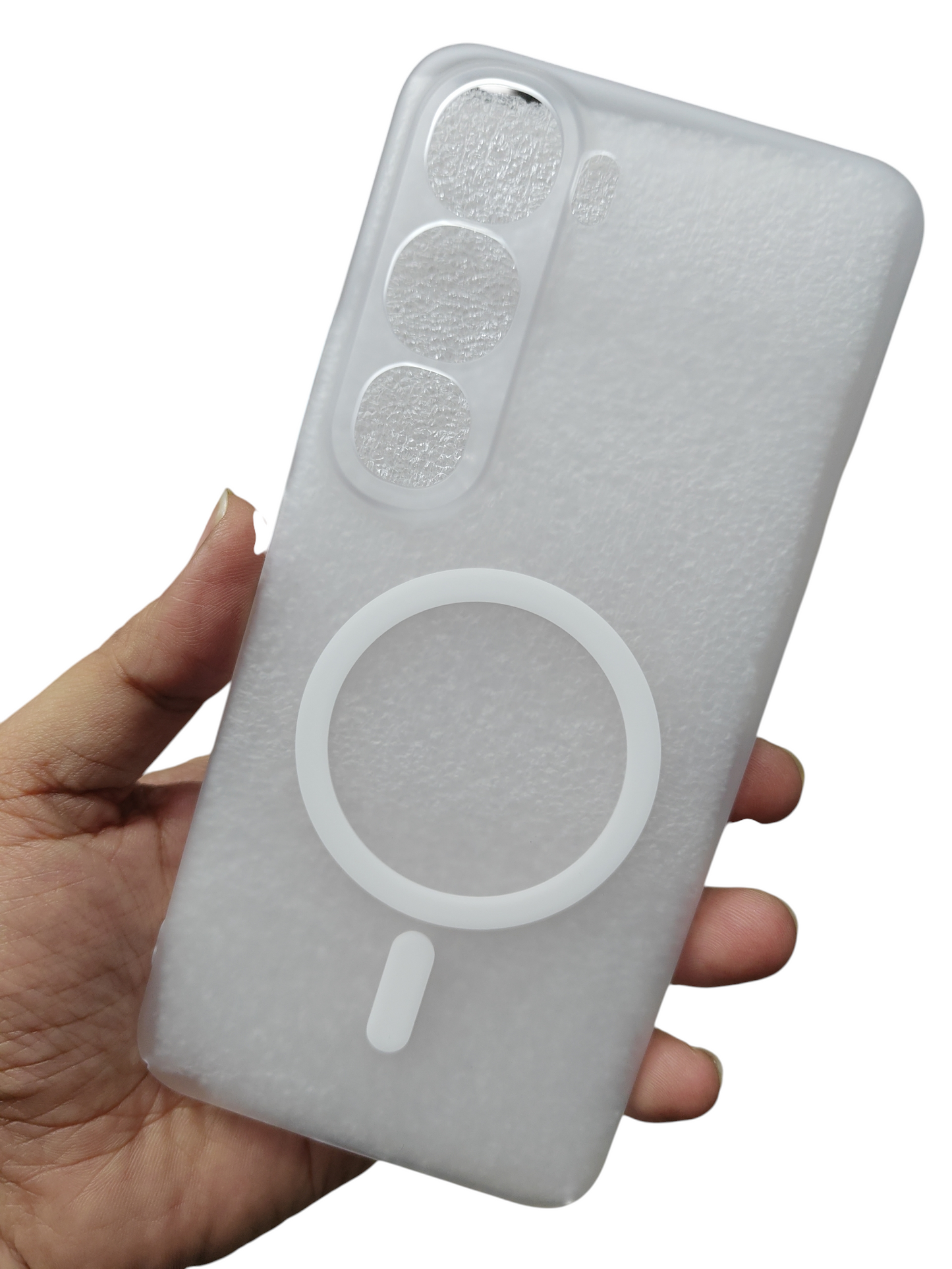 Vivo Y31 5G Premium Quality ( No Magsafe, Only Design ) Matte Hard Plastic Back Cover Case