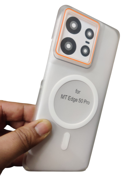 Motorola Moto Edge 50 Pro Royal Star Premium Quality Magsafe Matte Hard Plastic Back Cover Case