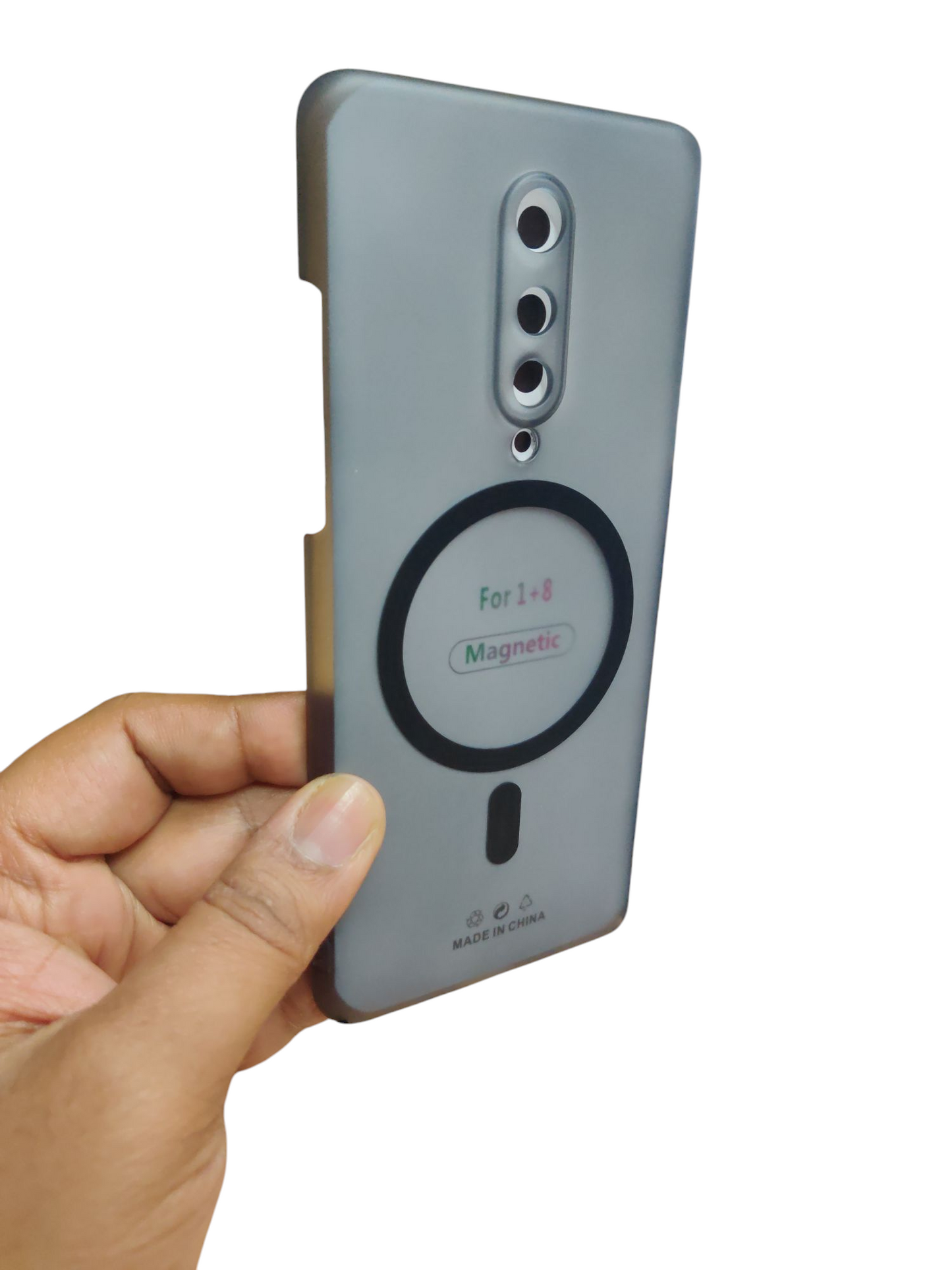 OnePlus 8 Premium Quality Magsafe Matte Hard Plastic Back Cover Case - Royal Star