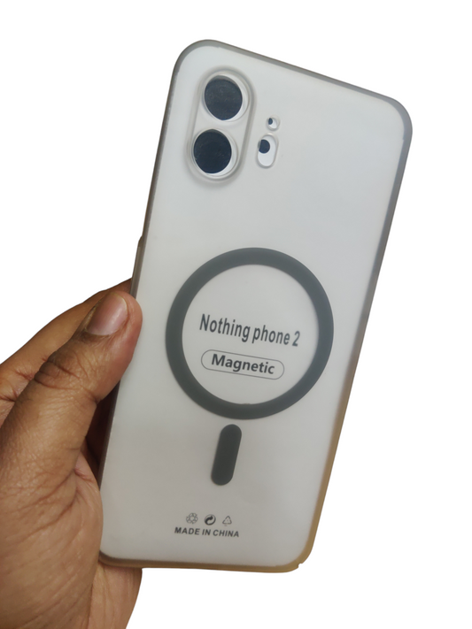 Nothing Phone 2 Premium Quality Magsafe Matte Hard Plastic Back Cover Case