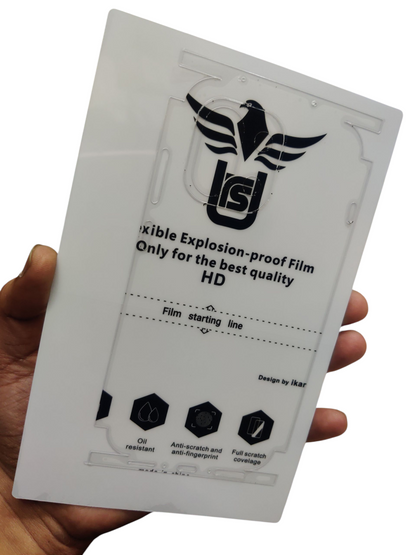 OnePlus 13s 5G Matte & Glossy Finish Back Lamination Membrane Protector Protection Guard