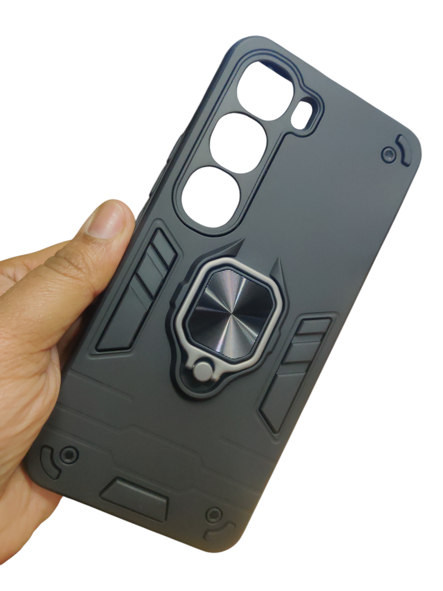 Vivo Y300 Premium Quality D5 Tough Armor Back Cover Case - Royal Star