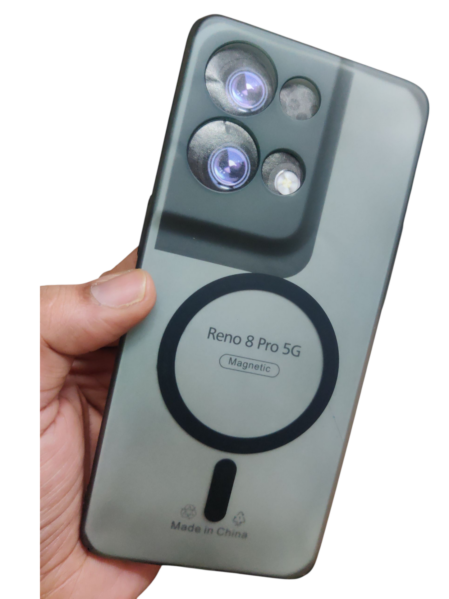 Oppo Reno 8 Pro 5G / Oppo Reno 8 Pro Plus 5G Premium Quality Magsafe Matte Hard Plastic Back Cover Case