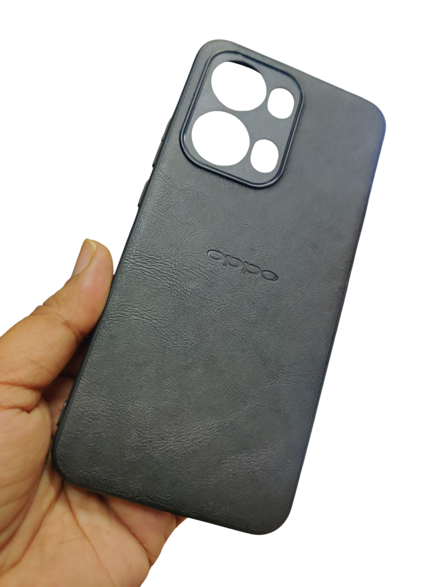Oppo Reno 13 Pro 5G Luxury Leather ( Side Soft, Back Hard ) Back Cover Case - Royal Star