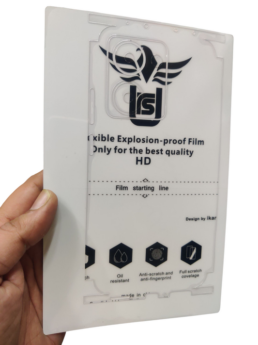 Realme P3 Ultra 5G Matte & Clear Finish Back Lamination Membrane Protector Protection Guard