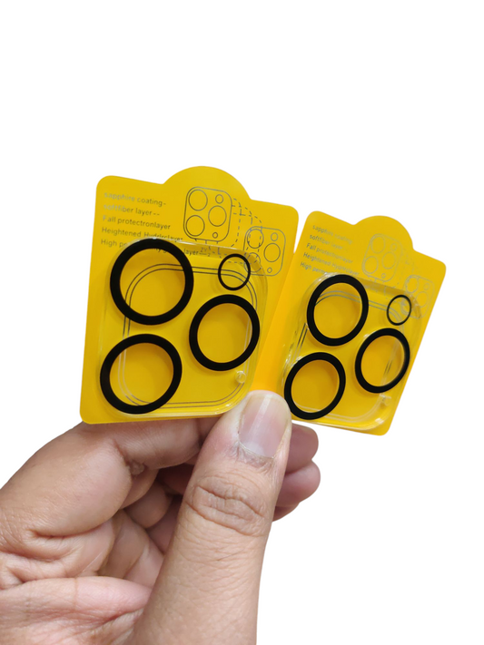 Apple iPhone 14 Pro / 14 Pro Max Mobile Camera Lens Cap Protector Protection (Pack of 2Pcs Cap Protector)