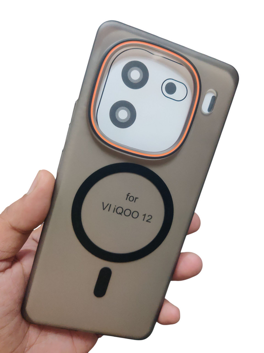 iQOO 12 Royal Star Premium Quality Magsafe Matte Hard Plastic Back Cover Case