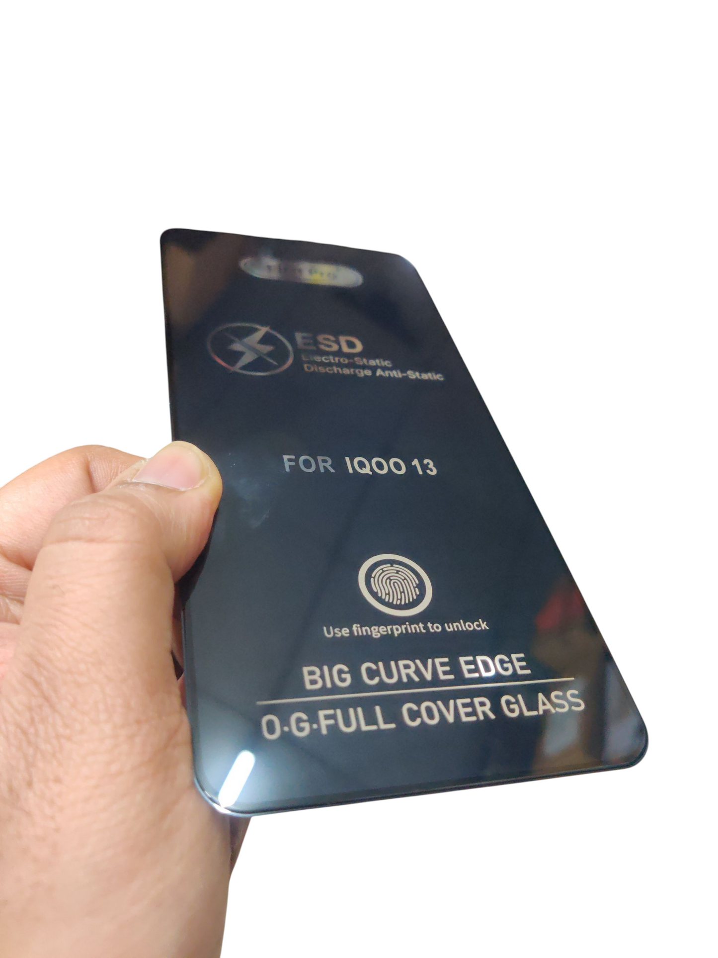 iQOO 13 5G Tempered Glass Screen Protector Guard ( Finger Print Working ). - Royal Star