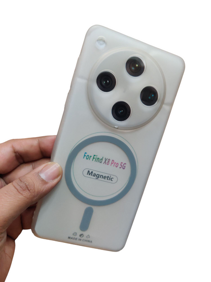 Oppo Find X8 Pro 5G Premium Quality Magsafe Matte Hard Plastic Back Cover Case