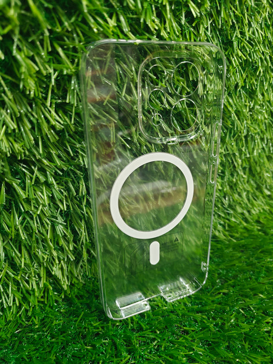 Vivo V70 5G Anti Yellow Premium Quality Magsafe Crystal Clear Hard Plastic Back Cover Case