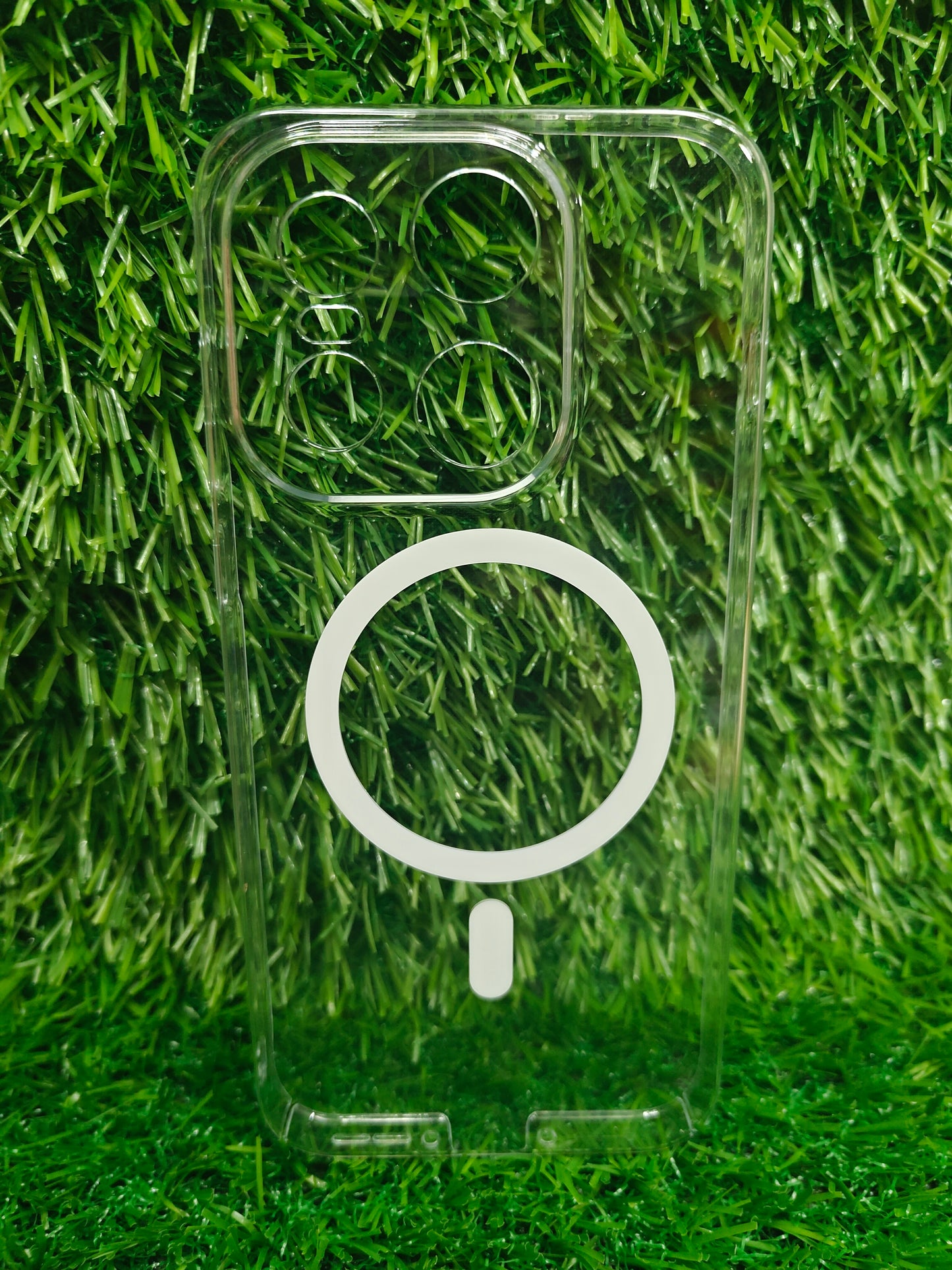 OnePlus 15 5G Anti Yellow Premium Quality Magsafe Crystal Clear Hard Plastic Back Cover Case