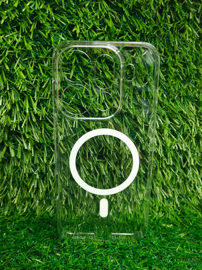 Oppo Find X9 Pro 5G Anti Yellow Premium Quality Magsafe Crystal Clear Hard Plastic Back Cover Case