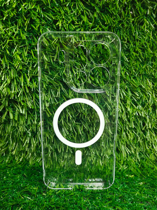 Oppo Find X9 Pro 5G Anti Yellow Premium Quality Magsafe Crystal Clear Hard Plastic Back Cover Case