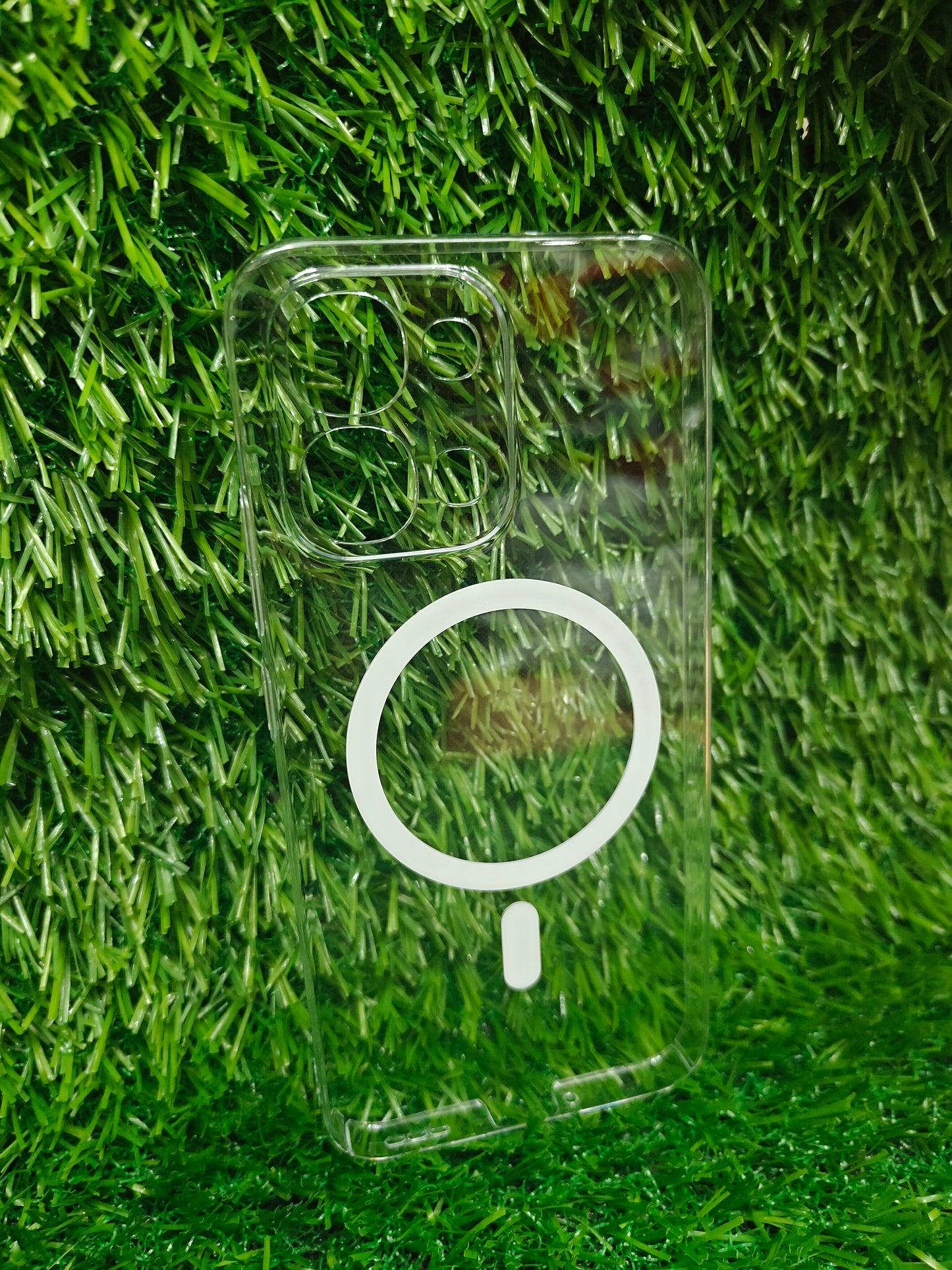 Oppo F31 5G Anti Yellow Premium Quality Magsafe Crystal Clear Hard Plastic Back Cover Case