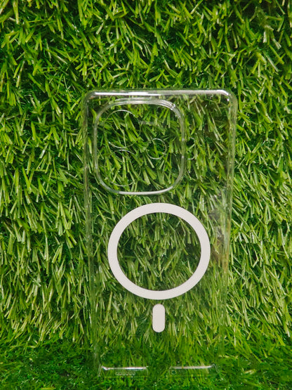 iQOO Neo 10R 5G Anti Yellow Premium Quality Magsafe Crystal Clear Hard Plastic Back Cover Case