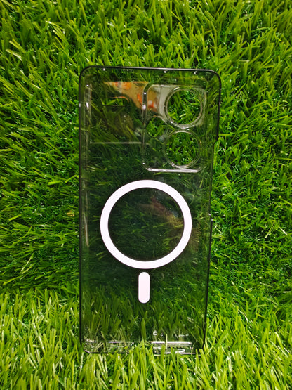 Xiaomi Redmi Note 13 Pro Plus 5G Anti Yellow Premium Quality Magsafe Crystal Clear Hard Plastic Back Cover Case - Royal Star