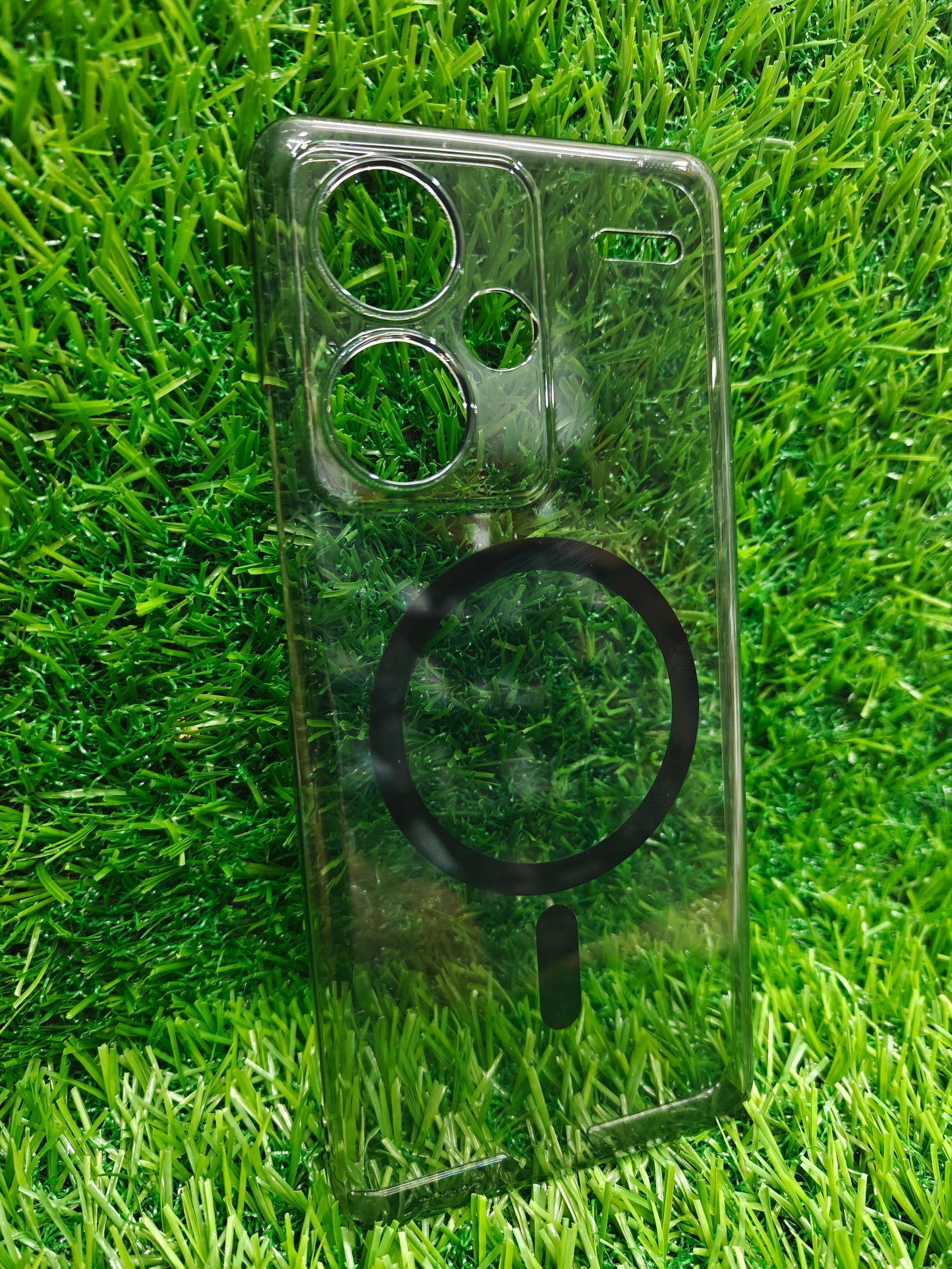 Xiaomi Redmi Note 13 Pro Plus 5G Anti Yellow Premium Quality Magsafe Crystal Clear Hard Plastic Back Cover Case - Royal Star