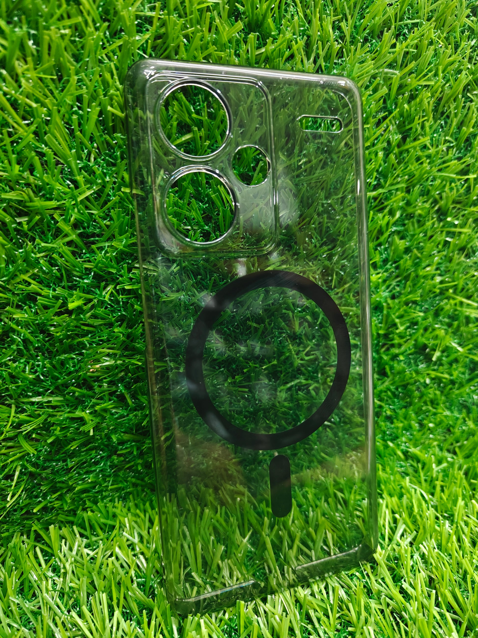 Xiaomi Redmi Note 13 Pro Plus 5G Anti Yellow Premium Quality Magsafe Crystal Clear Hard Plastic Back Cover Case - Royal Star