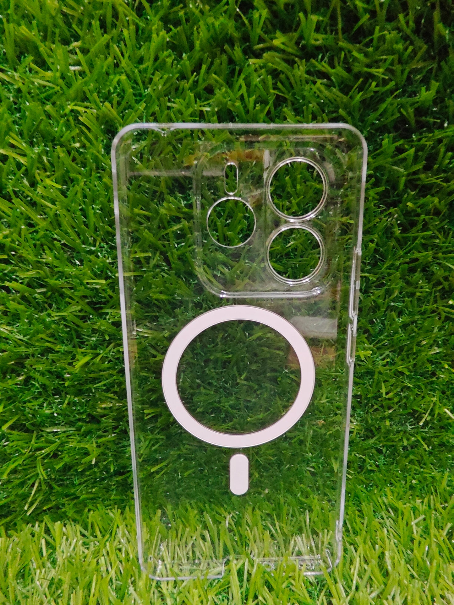 Xiaomi Redmi Note 14 5G Anti Yellow Premium Quality Magsafe Crystal Clear Hard Plastic Back Cover Case - Royal Star