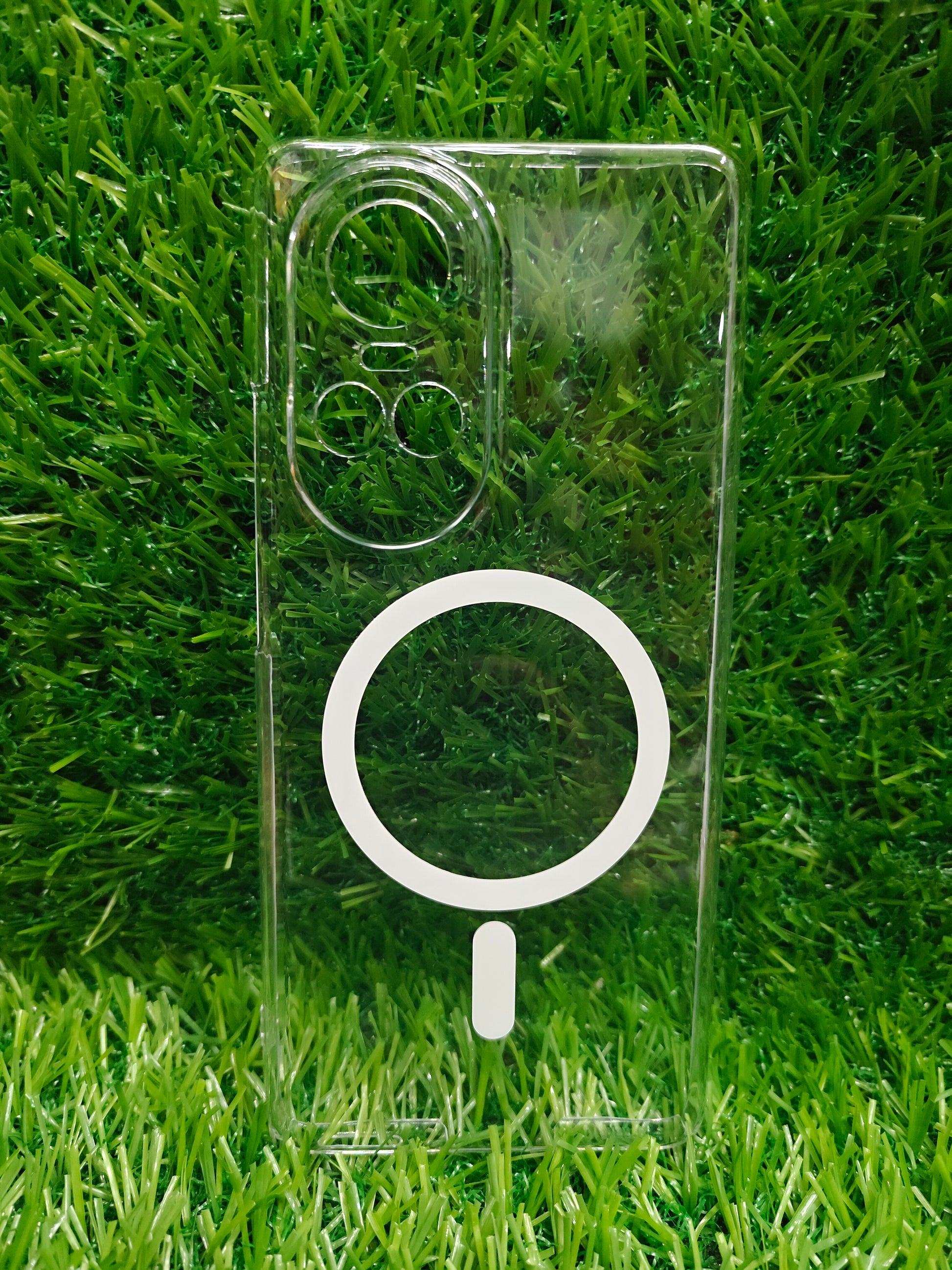 Oppo Reno 10 / Reno 10 Pro 5G Anti Yellow Premium Quality Magsafe Crystal Clear Hard Plastic Back Cover Case - Royal Star