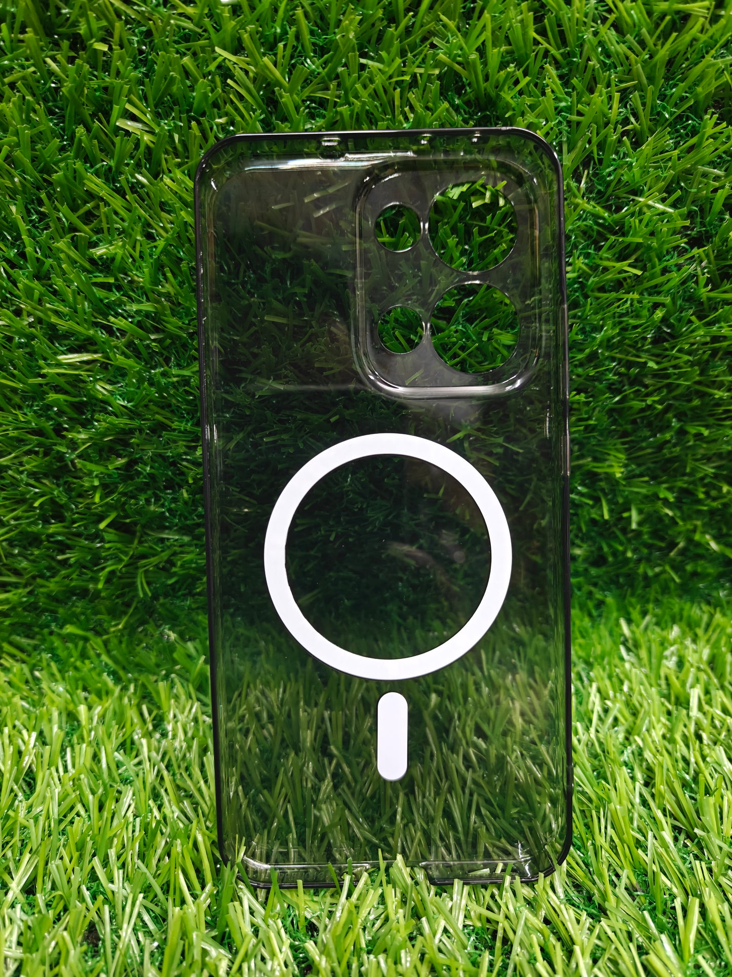 Oppo Reno 13 5G Anti Yellow Premium Quality Magsafe Crystal Clear Hard Plastic Back Cover Case - Royal Star