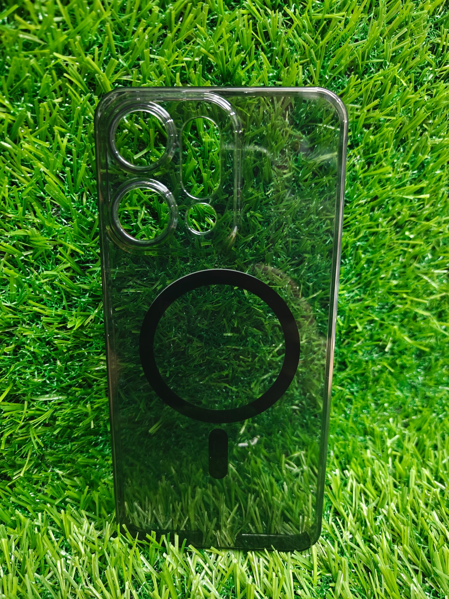 Oppo Reno 14 Pro 5G Anti Yellow Premium Quality Magsafe Crystal Clear Hard Plastic Back Cover Case - Royal Star