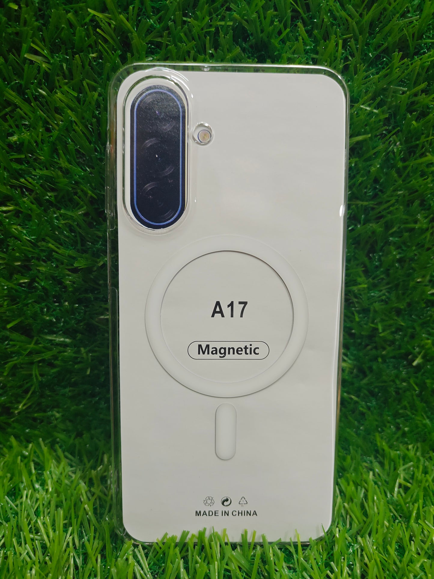 Samsung Galaxy A17 / M17 / F17 / A26 5G Anti Yellow Premium Quality Magsafe Crystal Clear Hard Plastic Back Cover Case - Royal Star