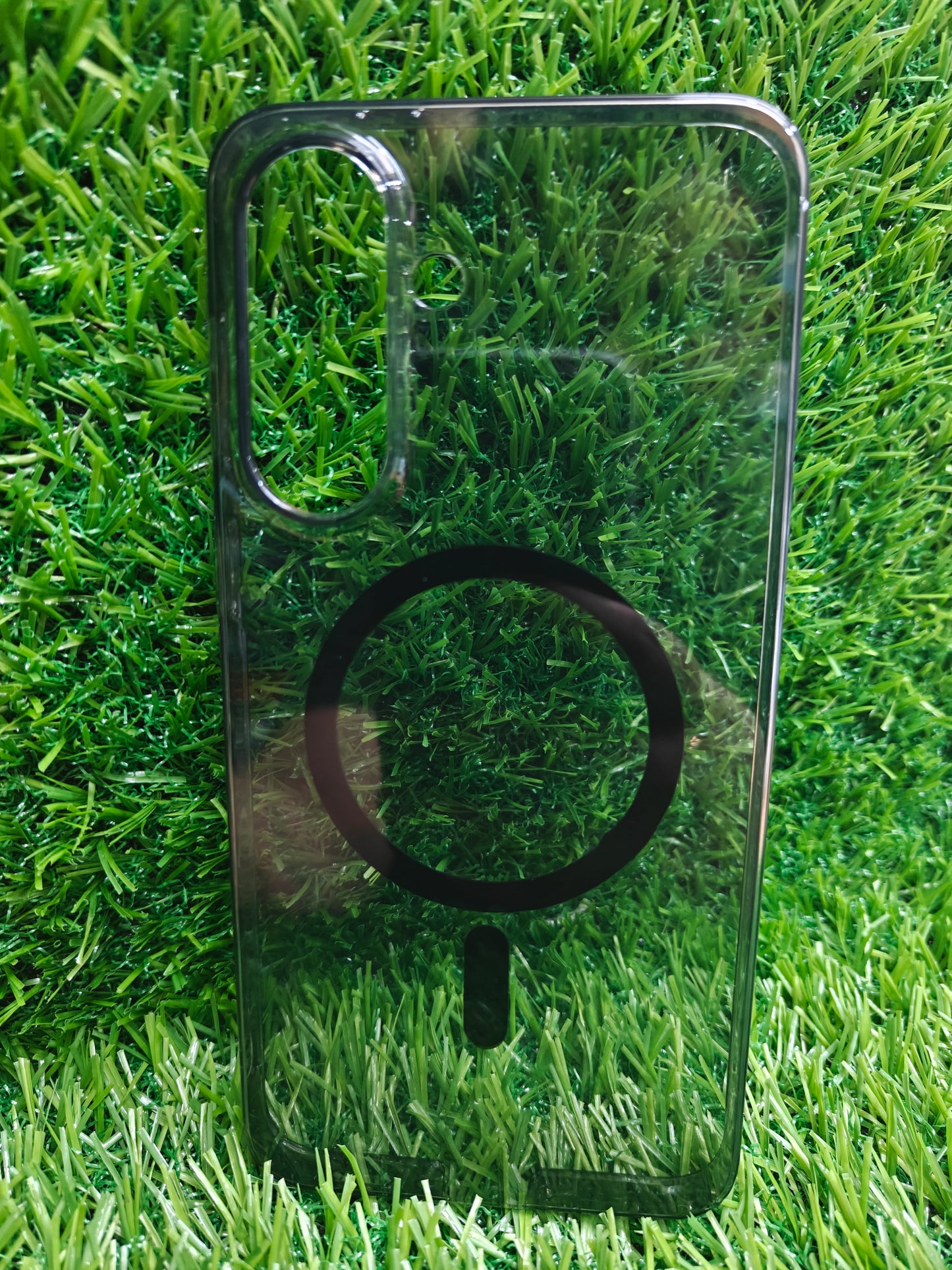 Samsung Galaxy A37 5G Anti Yellow Premium Quality Magsafe Crystal Clear Hard Plastic Back Cover Case - Royal Star