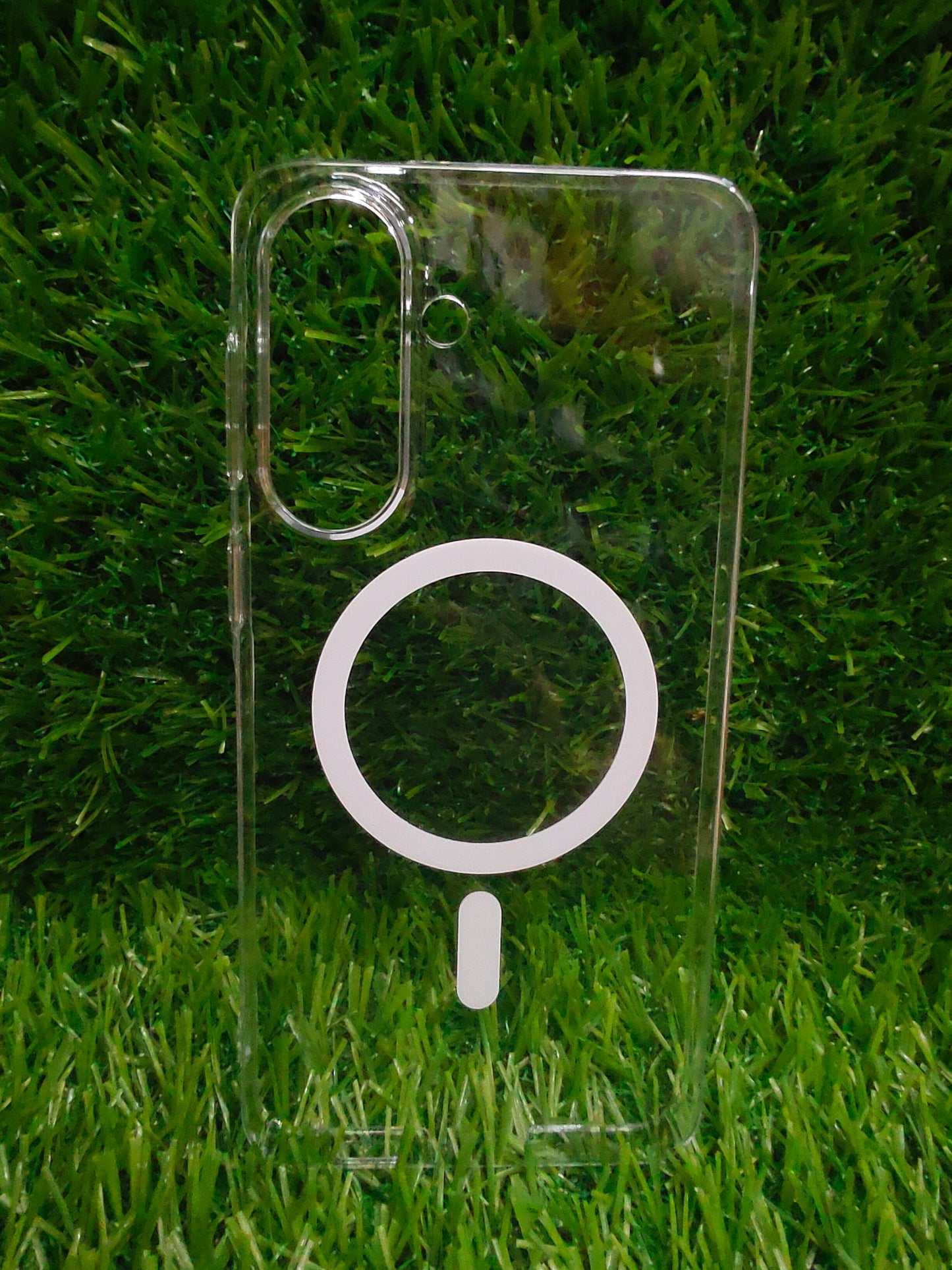 Samsung Galaxy A57 5G Anti Yellow Premium Quality Magsafe Crystal Clear Hard Plastic Back Cover Case - Royal Star